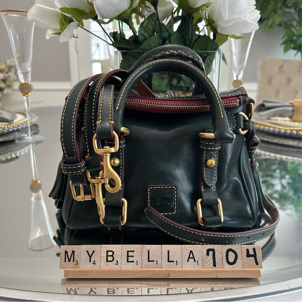 Dooney & Bourke Florentine Leather Satchel 💚IVY💚 Nano